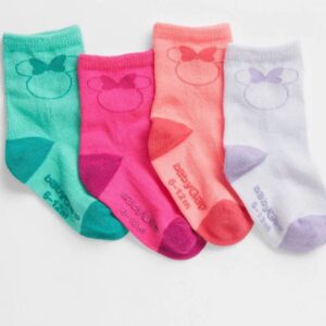 Meias neon Disney 4 pares